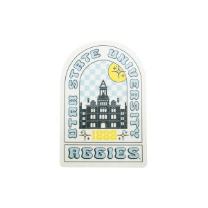 Old Main Retro Sticker - 3in.